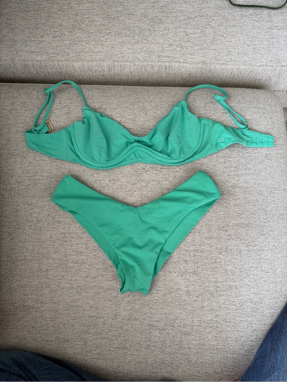 Billabong Emerald Green Underwire Bikini Set